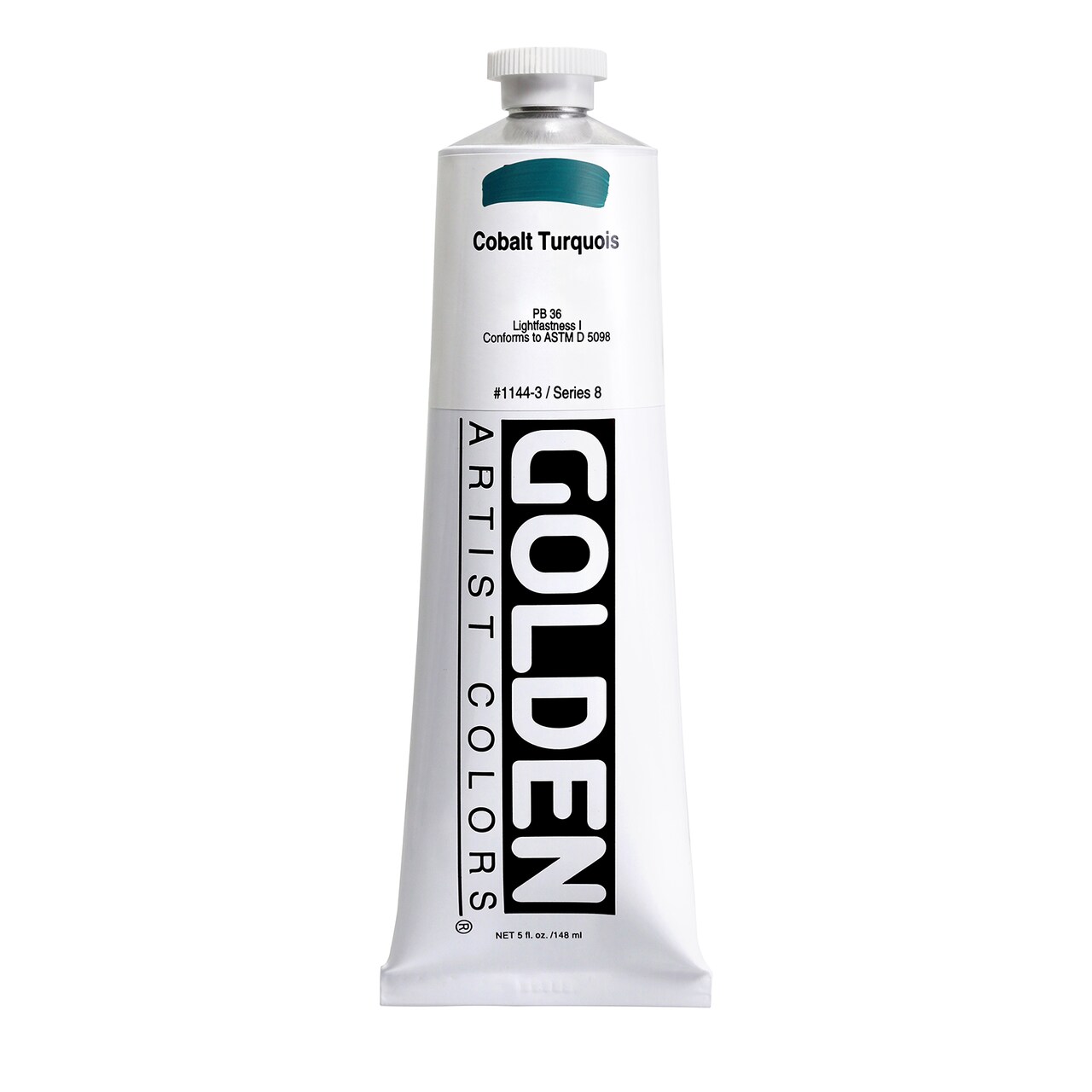Golden Heavy Body Acrylic, 5 Oz., Cobalt Turquois